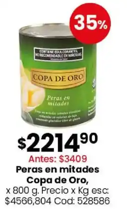 Coto Copa de oro peras en mitades oferta