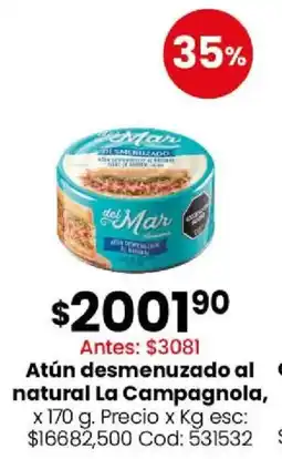 Coto La campagnola atún desmenuzado al cóctel natural oferta