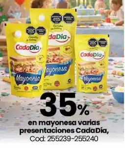 Coto Cada día en mayonesa varias presentaciones oferta