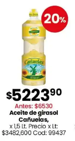 Coto Cañuelas aceite de girasol oferta