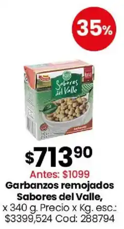 Coto Sabores del valle garbanzos remojados oferta