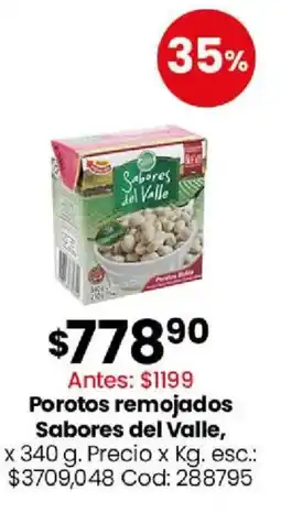 Coto Sabores jel valle porotos remojados oferta