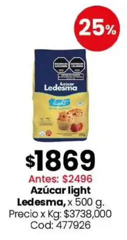 Coto Ledesma azúcar light oferta