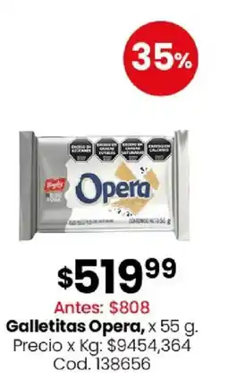 Coto Opera galletitas oferta
