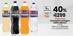 Coto Cunnington gaseosas varios sabores oferta