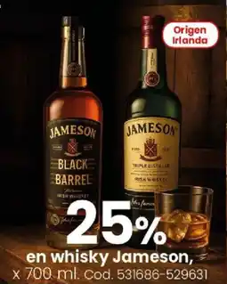 Coto Jameson en whisky oferta