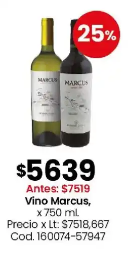 Coto Marcus vino oferta