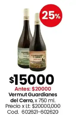 Coto Guardianes del cerro vermut oferta