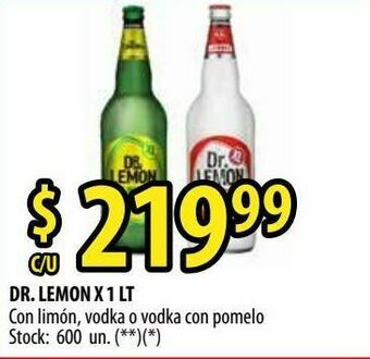 Punto Mayorista Dr. lemon 1l oferta