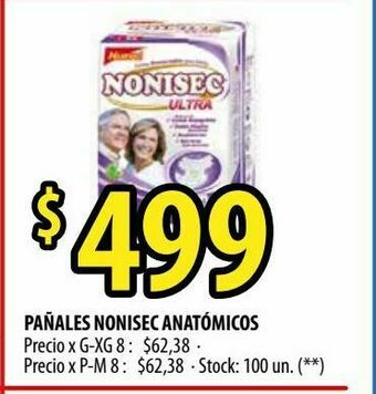 Punto Mayorista Pañales nonisec anatomicos oferta