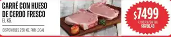 Supermercados Vea Carré con hueso de cerdo fresco oferta