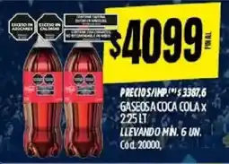 Supermercados Yaguar Coca cola gaseosa oferta