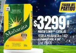Supermercados Yaguar Mañanita yerba oferta