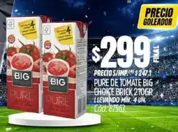 Supermercados Yaguar Big pure de tomate choice brick 2togr oferta