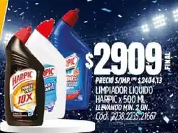 Supermercados Yaguar Harpic limpiador liquido oferta
