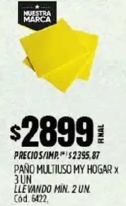Supermercados Yaguar My hogar paño multiuso oferta