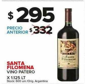 Carrefour Maxi Santa Filomena Vino Patero oferta