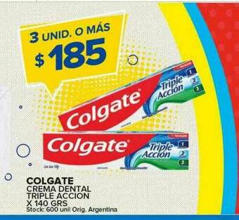 Carrefour Maxi Colgate Crema Dental Triple Accion oferta