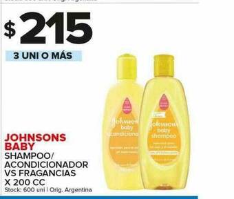 Carrefour Maxi Johnsons Baby Shampoo Acondicionador Vs Fragancias oferta