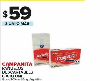 Carrefour Maxi Campanita Pañuelos Descartables oferta