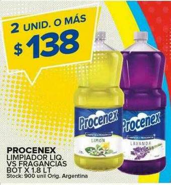 Carrefour Maxi Procenex Limpiador Liq. Vs Fragancias oferta