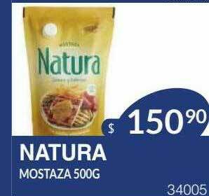 Masivos Natura Mostaza oferta