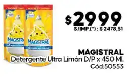 Diarco Magistral detergente ultra limón d/p oferta