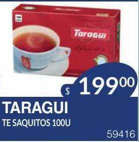 Masivos Taragui Te Saquitos oferta