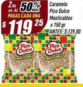Supermercados Comodin Caramelo Pico Dulce Masticables oferta