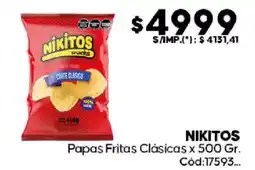 Diarco Nikitos papas fritas clásicas oferta