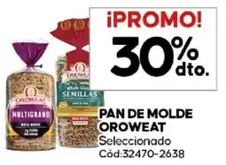 Diarco Oroweat pan de molde seleccionado oferta