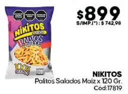 Diarco Nikitos palitos salados maiz oferta