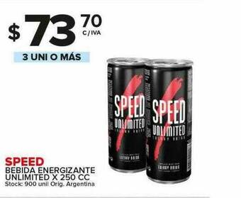 Carrefour Maxi Speed Bebida Energizante Unlimited oferta