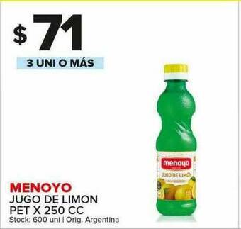 Carrefour Maxi Menoyo Jugo De Limon oferta