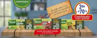 La Anonima Knorr Caldo En Cubos x 12u x 9,5g oferta