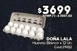 Diarco Doña lala huevos blanco oferta