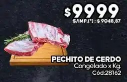 Diarco Pechito de cerdo congelado oferta