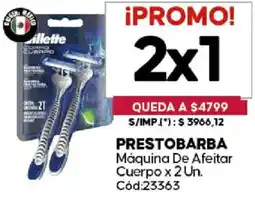 Diarco Prestobarba máquina de afeitar cuerpo oferta