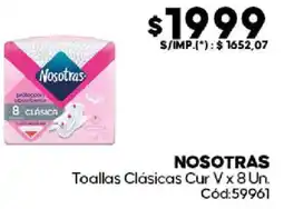 Diarco Nosotras toallas clásicas cur v oferta