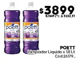 Diarco Poett limpiador liquido oferta