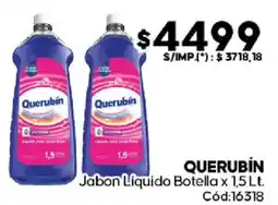 Diarco Querubín jabon liquido botella oferta