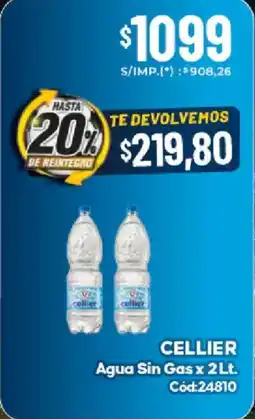 Diarco Cellier agua sin gas oferta