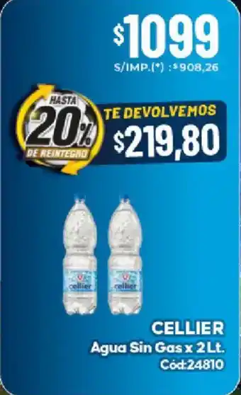 Diarco Cellier agua sin gas oferta