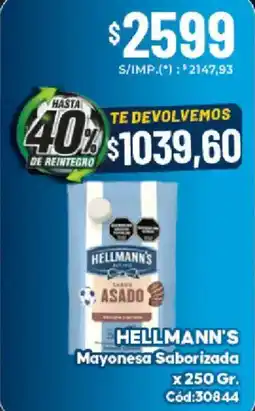 Diarco Hellmann's mayonesa saborizada oferta