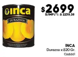 Diarco Inca durazno oferta