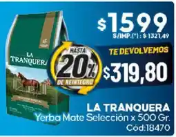 Diarco La tranquera yerba mate selección oferta