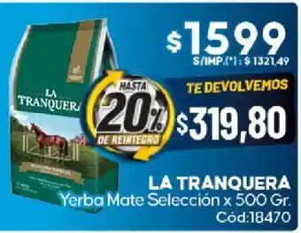 Diarco La tranquera yerba mate selección oferta