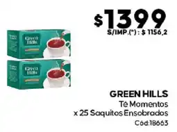 Diarco Green hills té momentos oferta