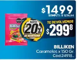 Diarco Billiken caramelos oferta