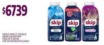 Skip jabon liquido p/diluir